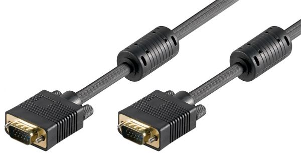 SVGA-Kabel Full HD, 3m, Stecker - Stecker, vergoldet